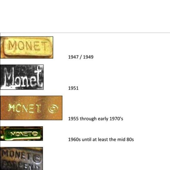 Monet Vintage 1940s Triple Gold-plated Serpentine Chain Necklace - Picture 14 of 14